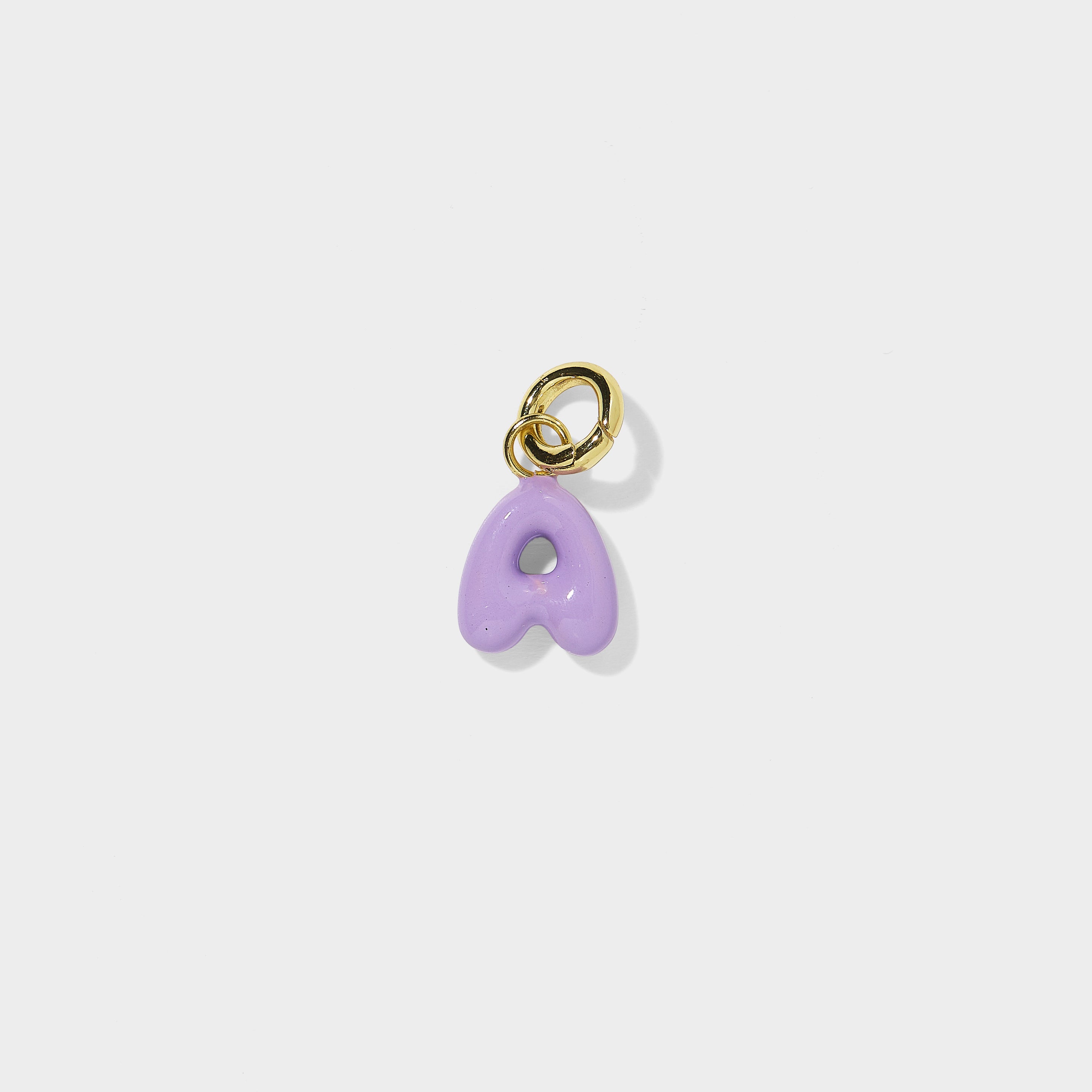 Enamel Bubble Letter Charm