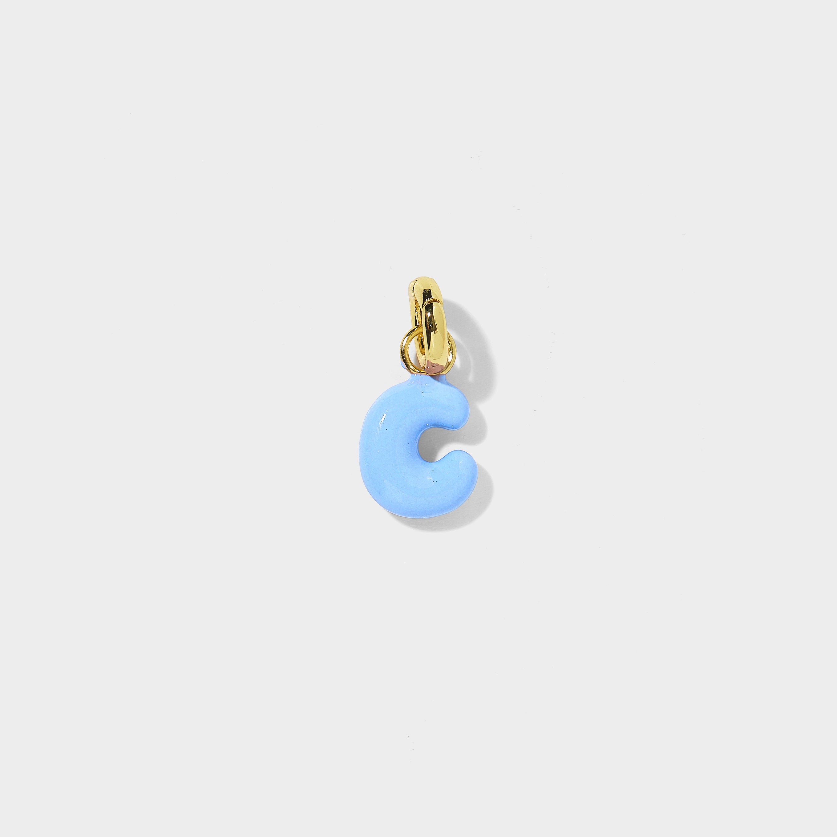 Enamel Bubble Letter Charm