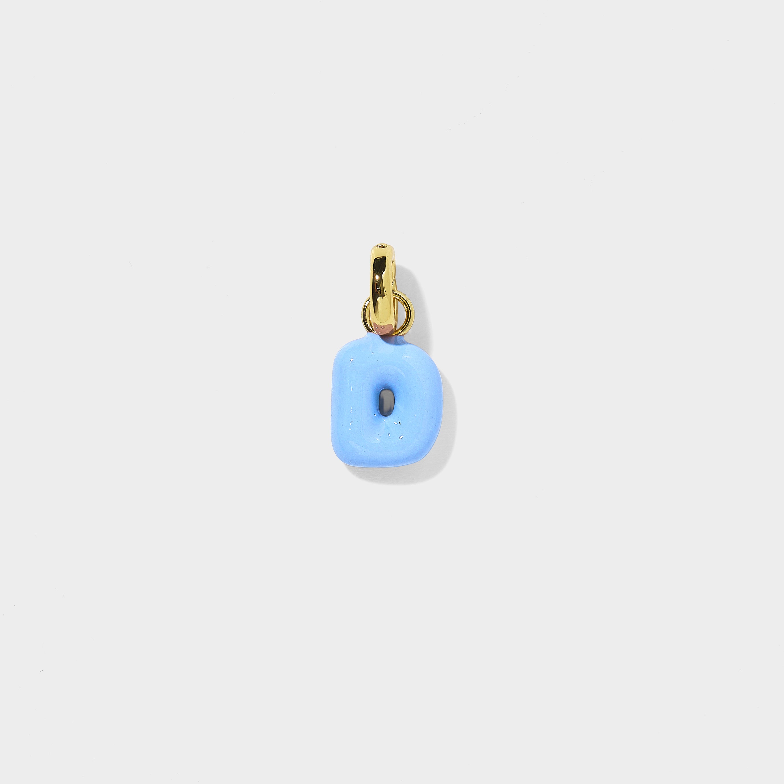 Enamel Bubble Letter Charm