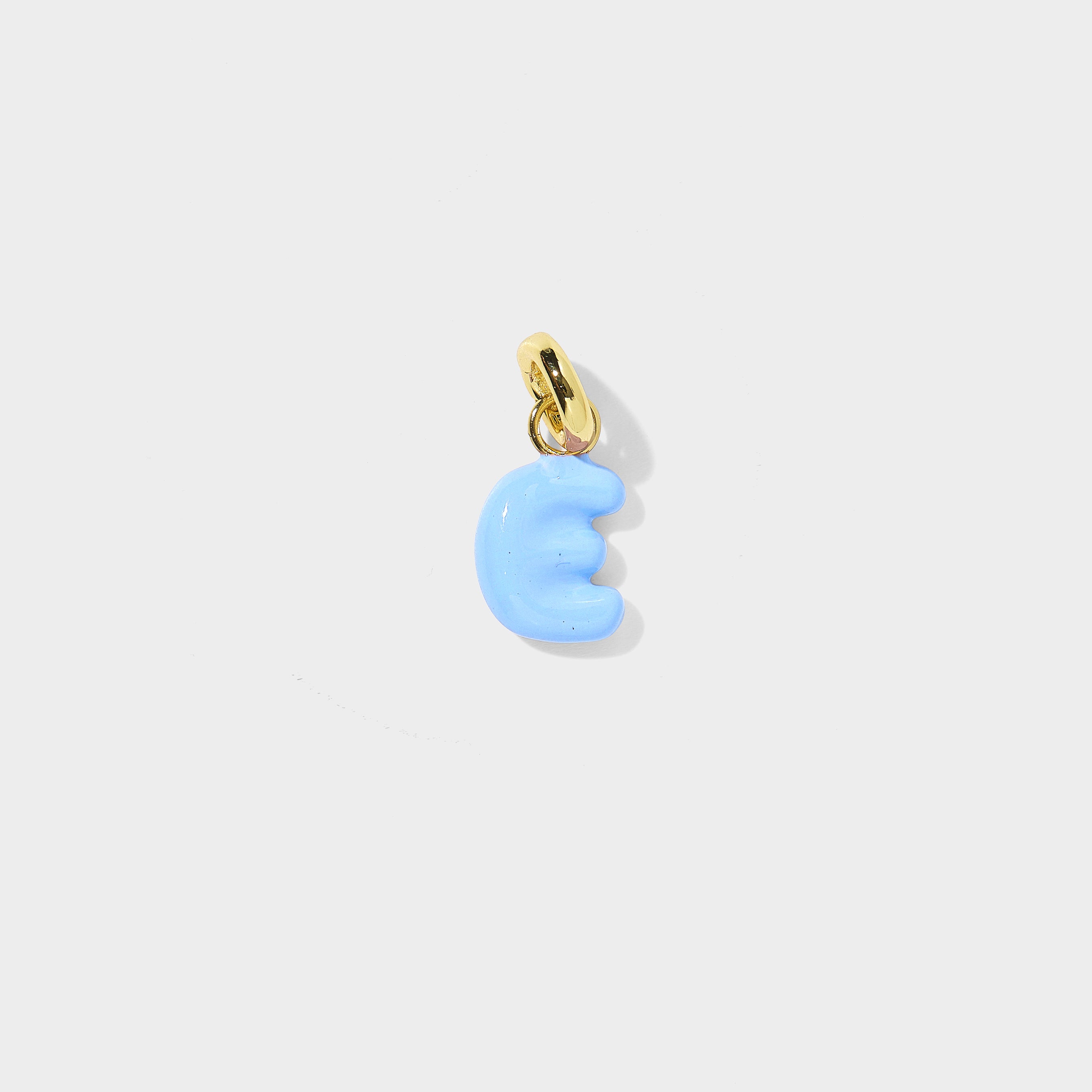 Enamel Bubble Letter Charm