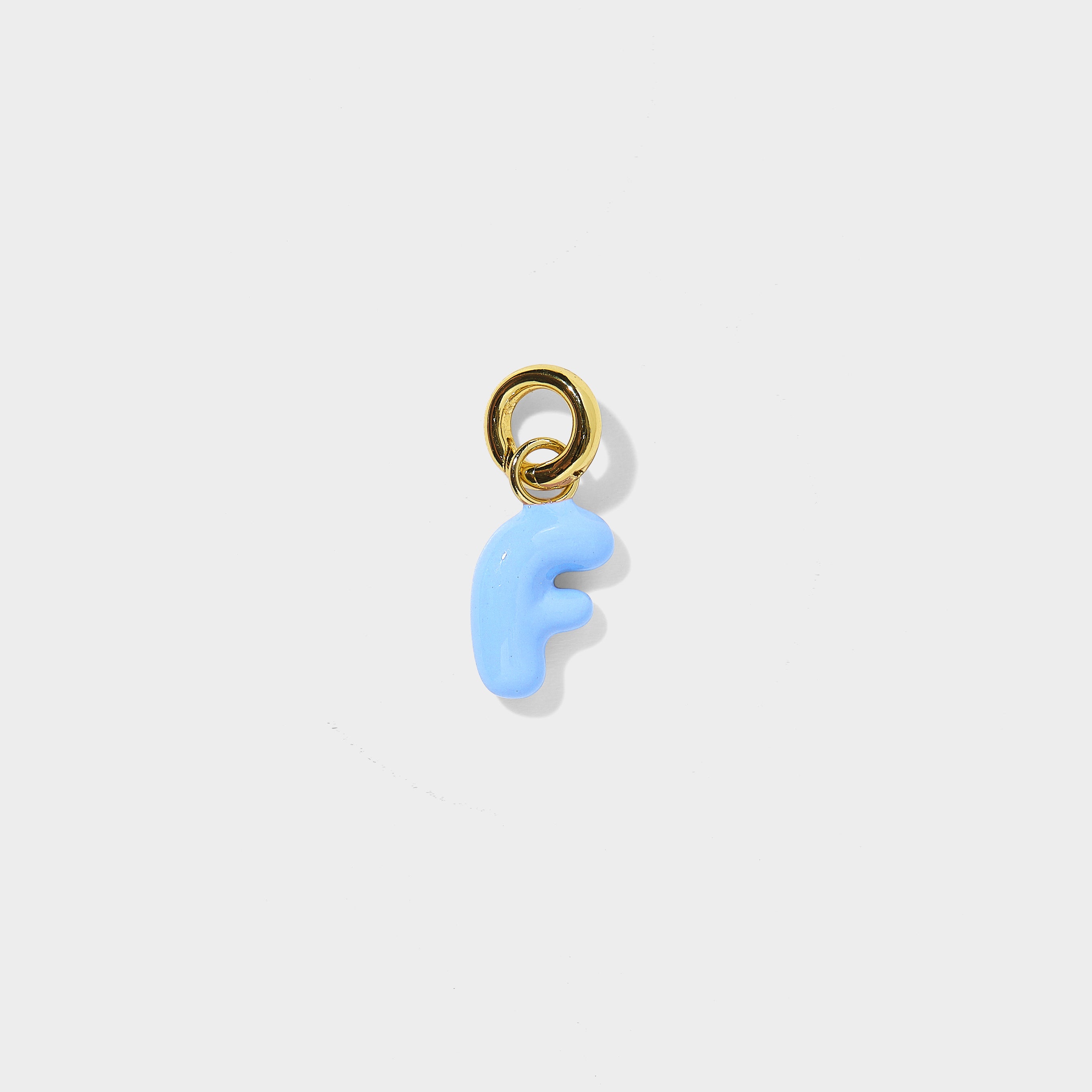 Enamel Bubble Letter Charm