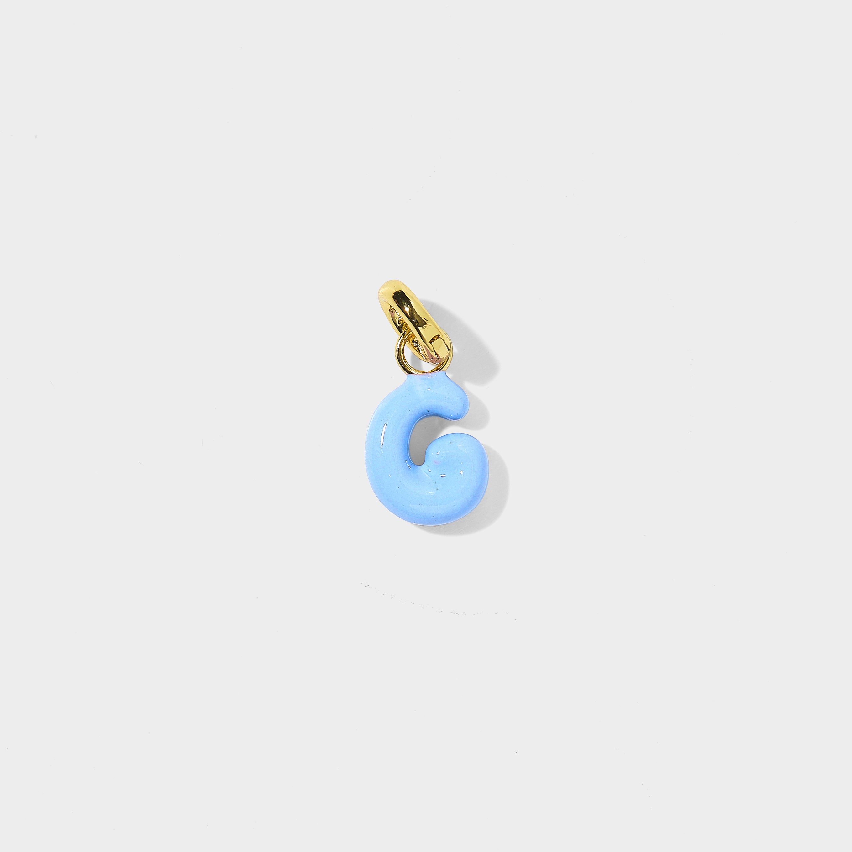 Enamel Bubble Letter Charm