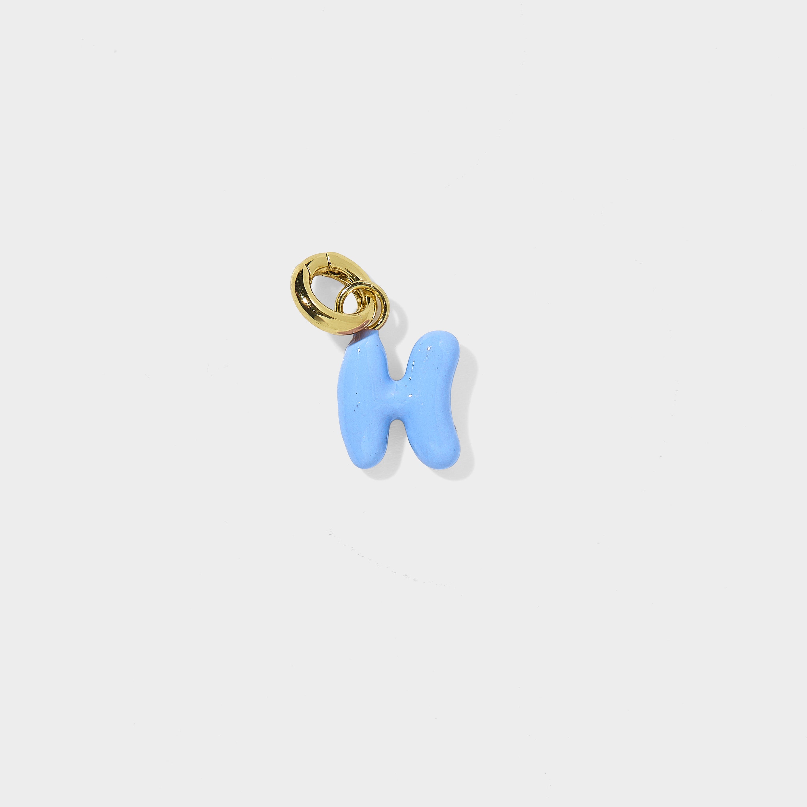 Enamel Bubble Letter Charm