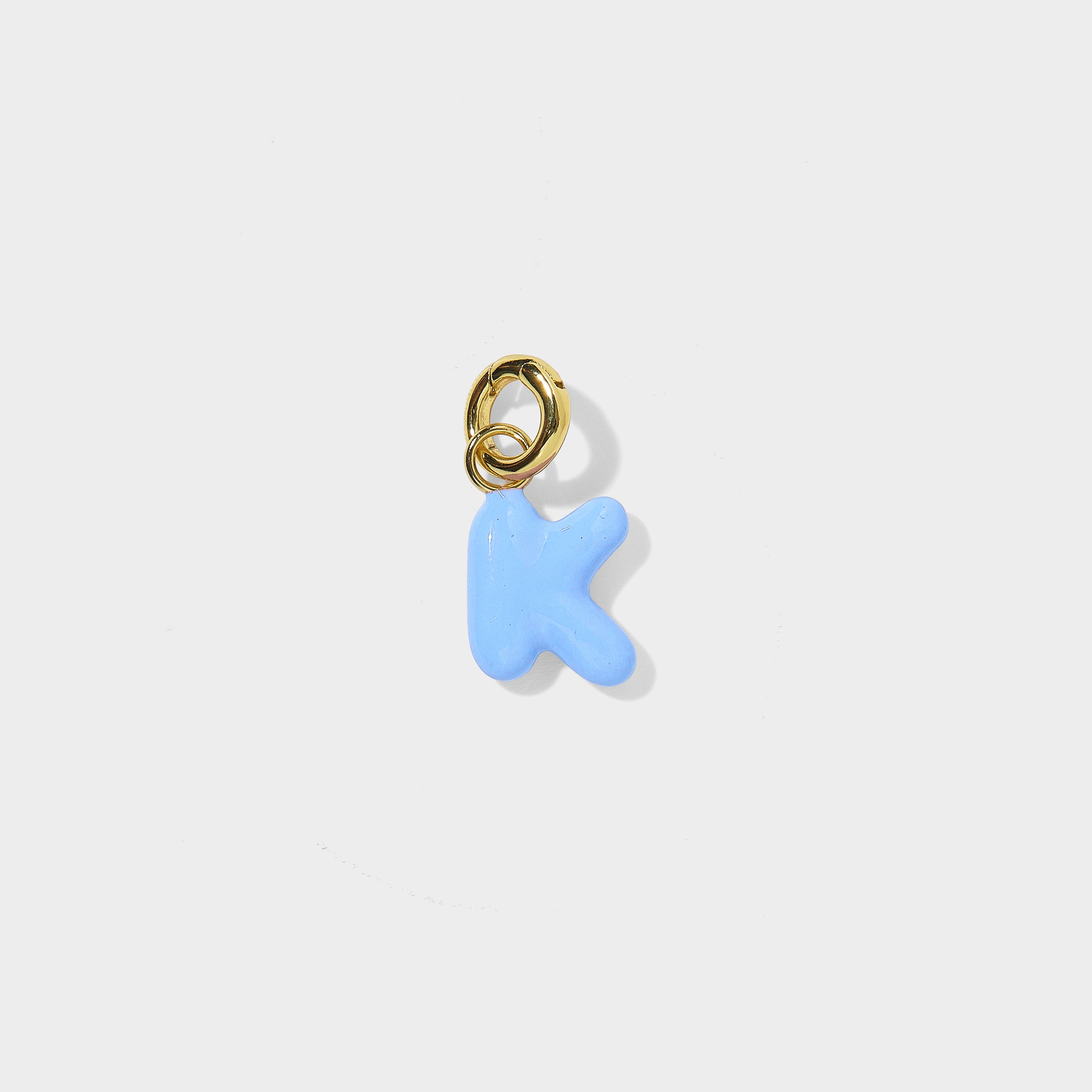 Enamel Bubble Letter Charm