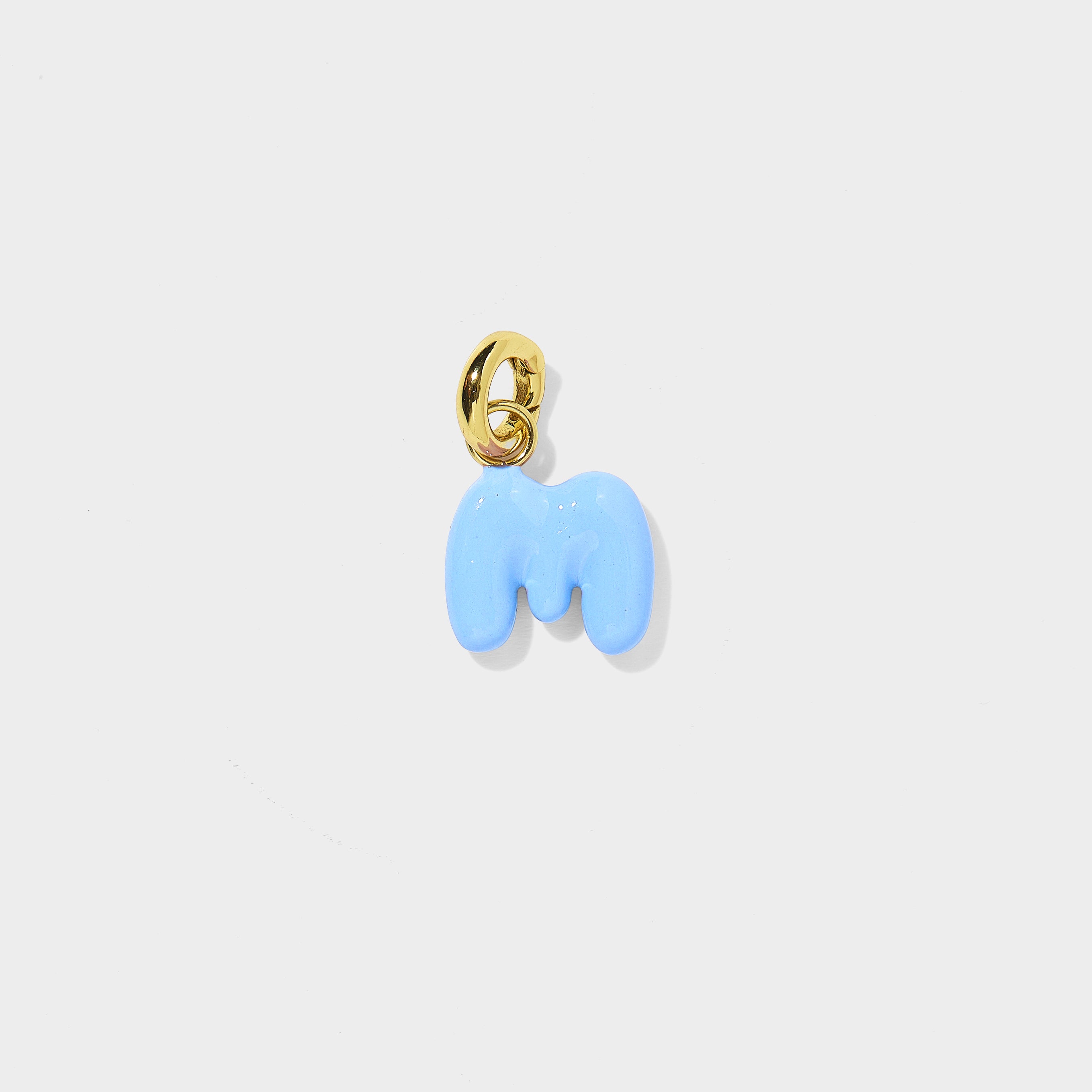 Enamel Bubble Letter Charm