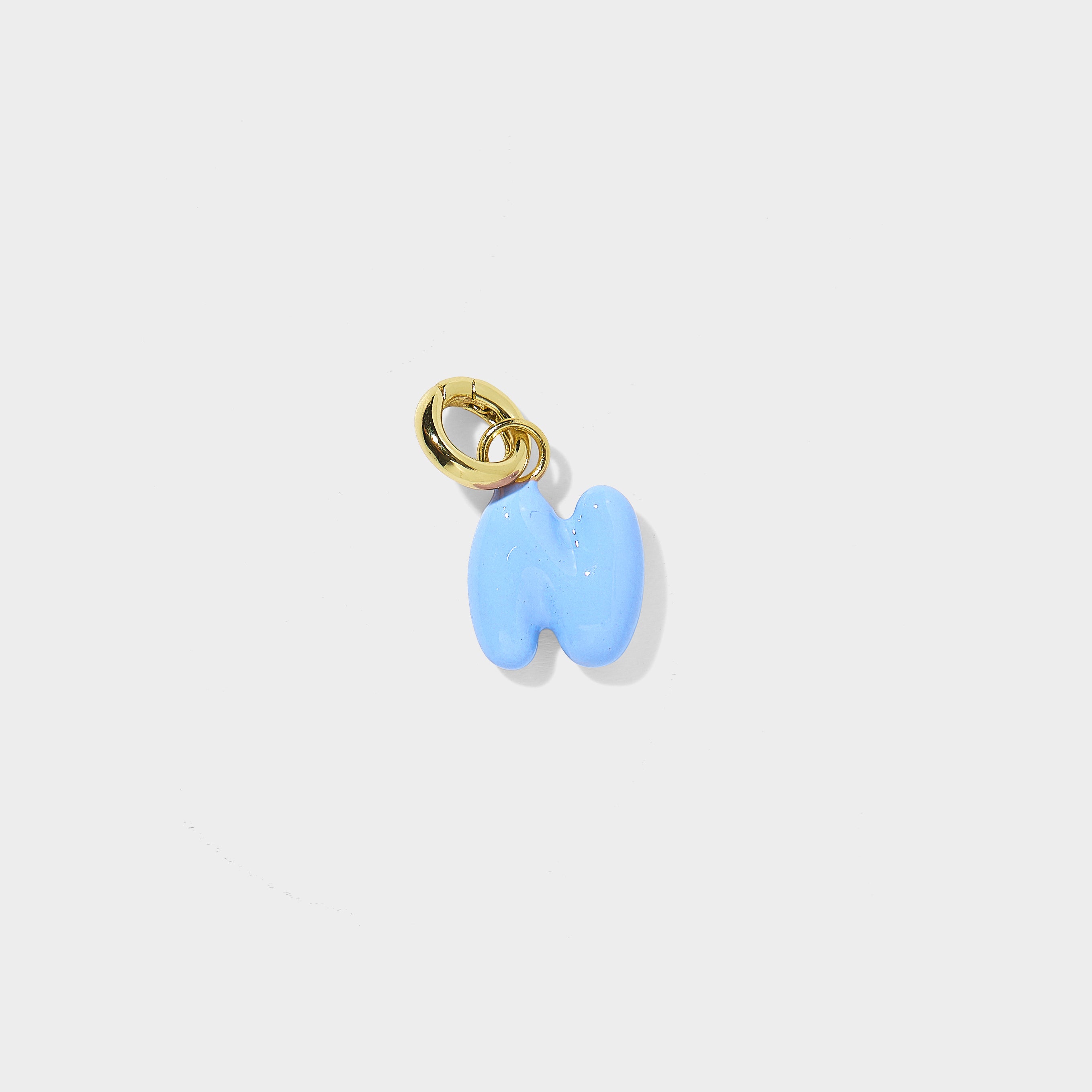 Enamel Bubble Letter Charm