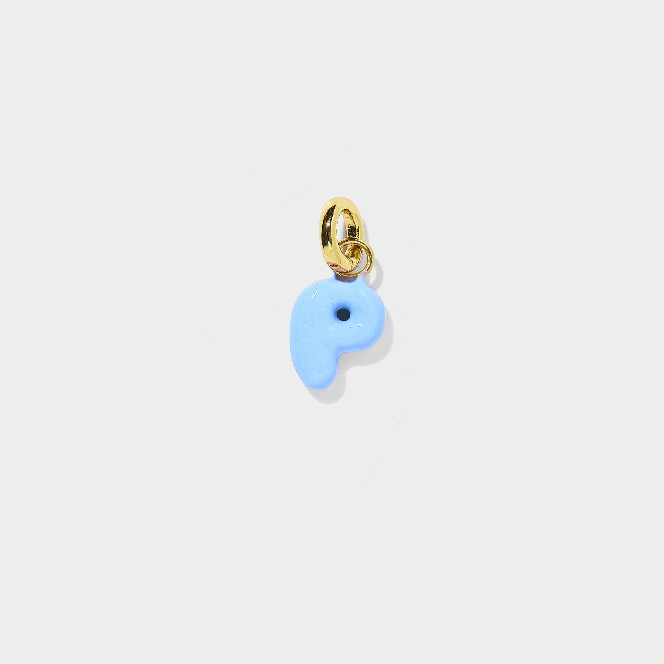 Enamel Bubble Letter Charm