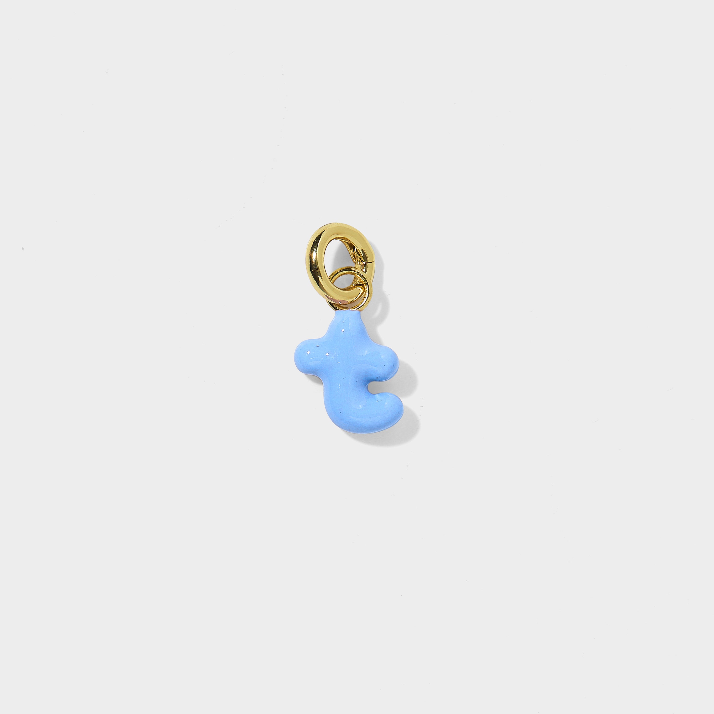 Enamel Bubble Letter Charm