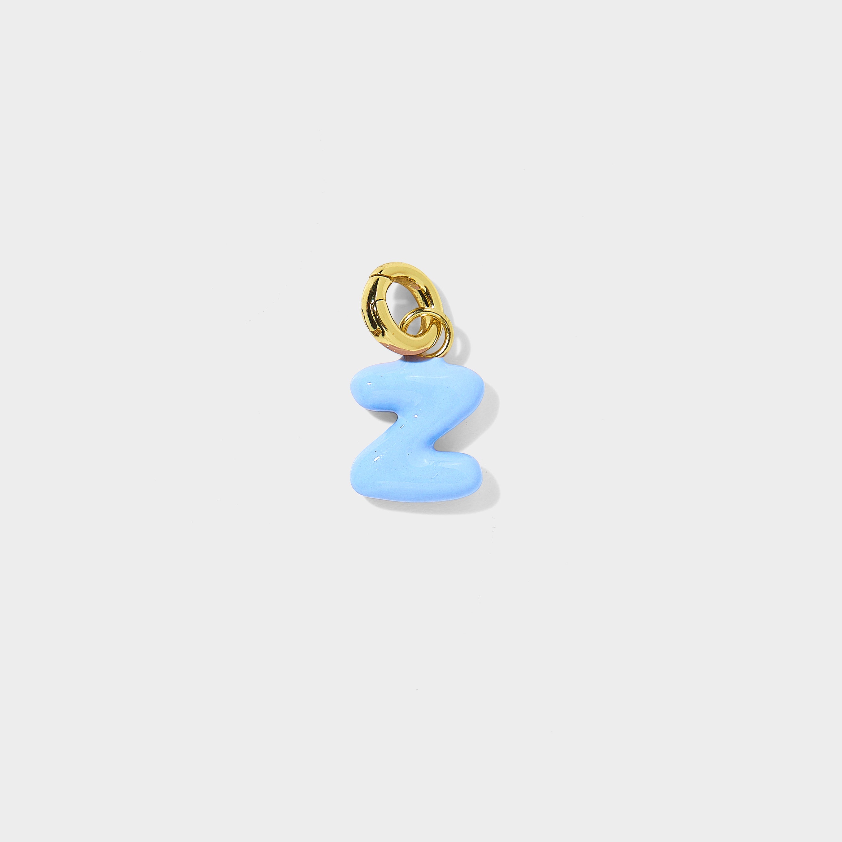 Enamel Bubble Letter Charm