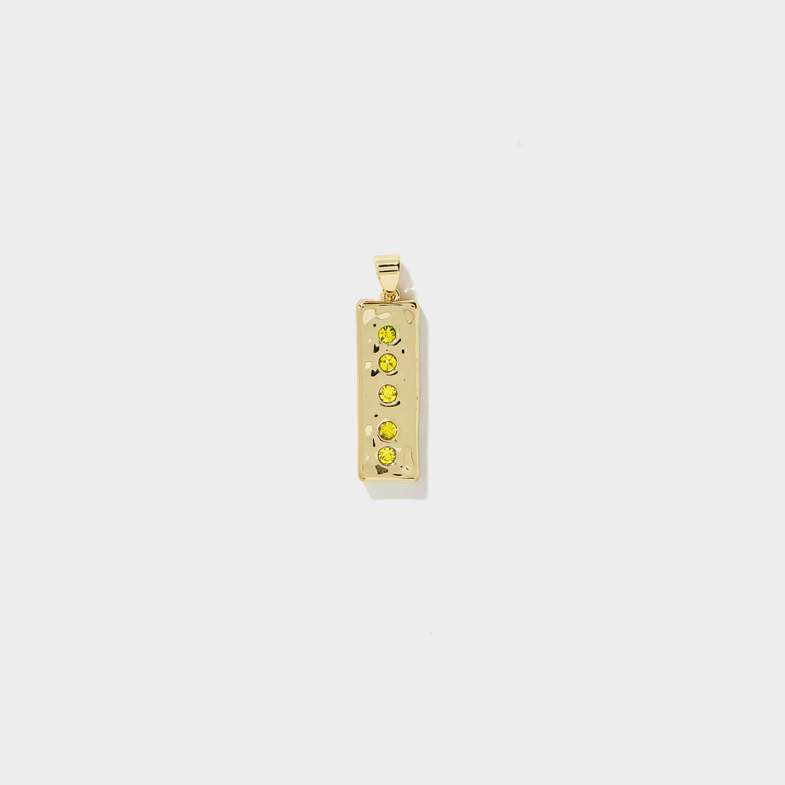 Gemstone Bar Charm