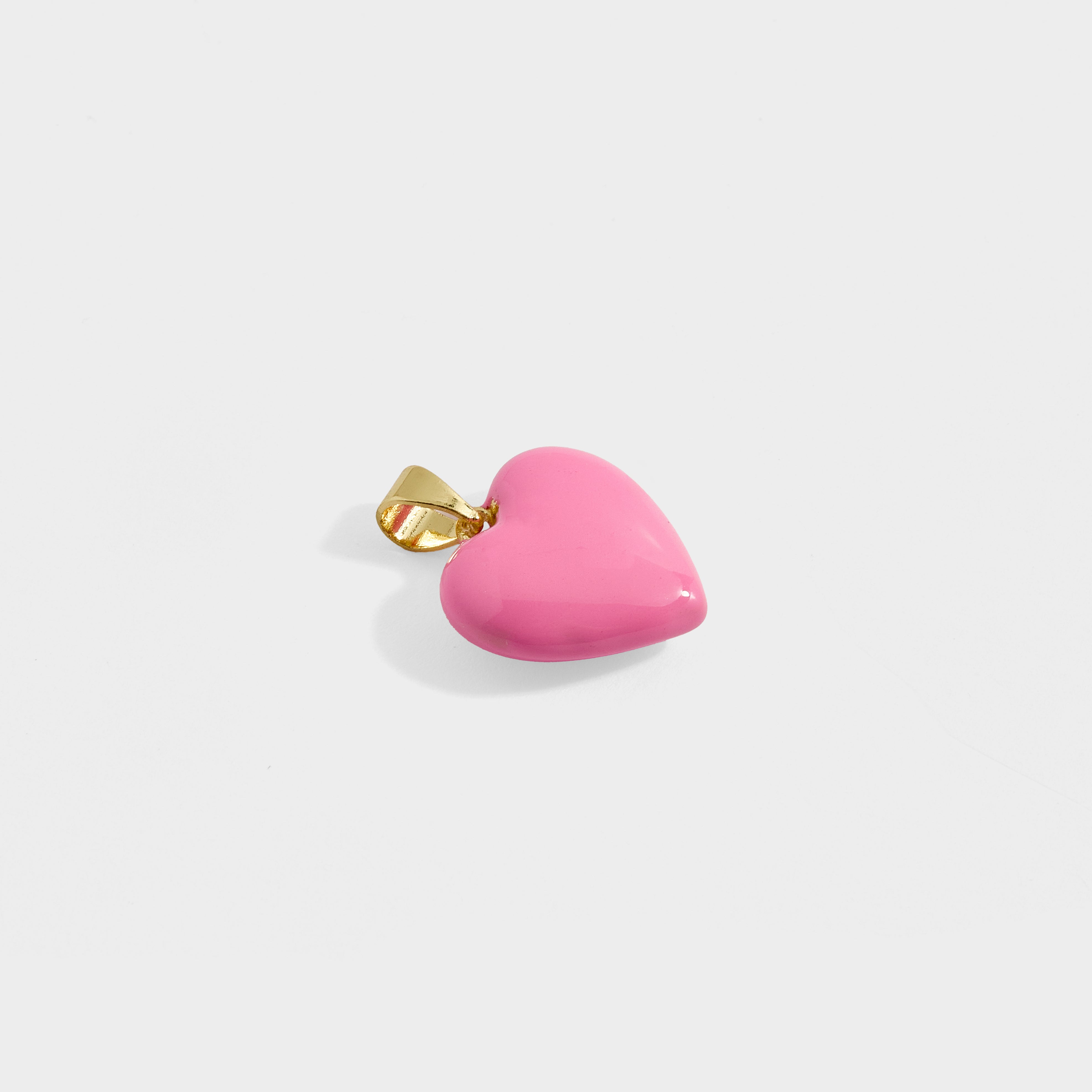 Reign Enamel Heart Charm
