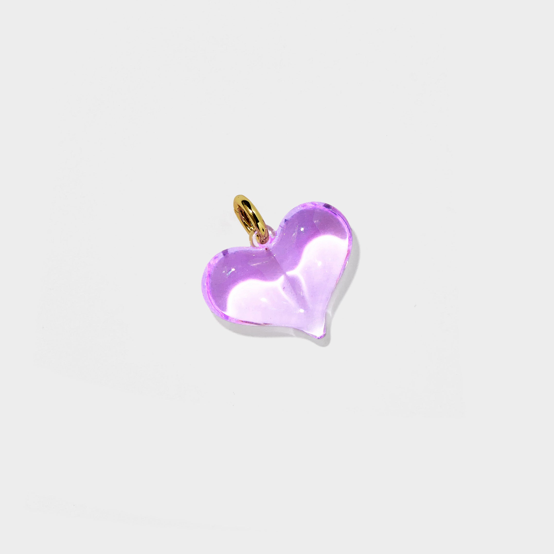 Acrylic Heart Charm