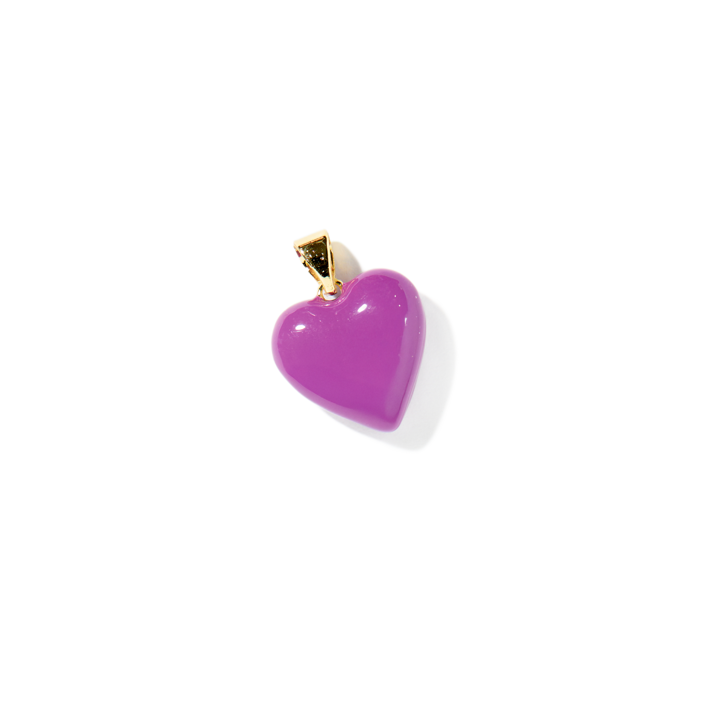 Reign Enamel Heart Charm