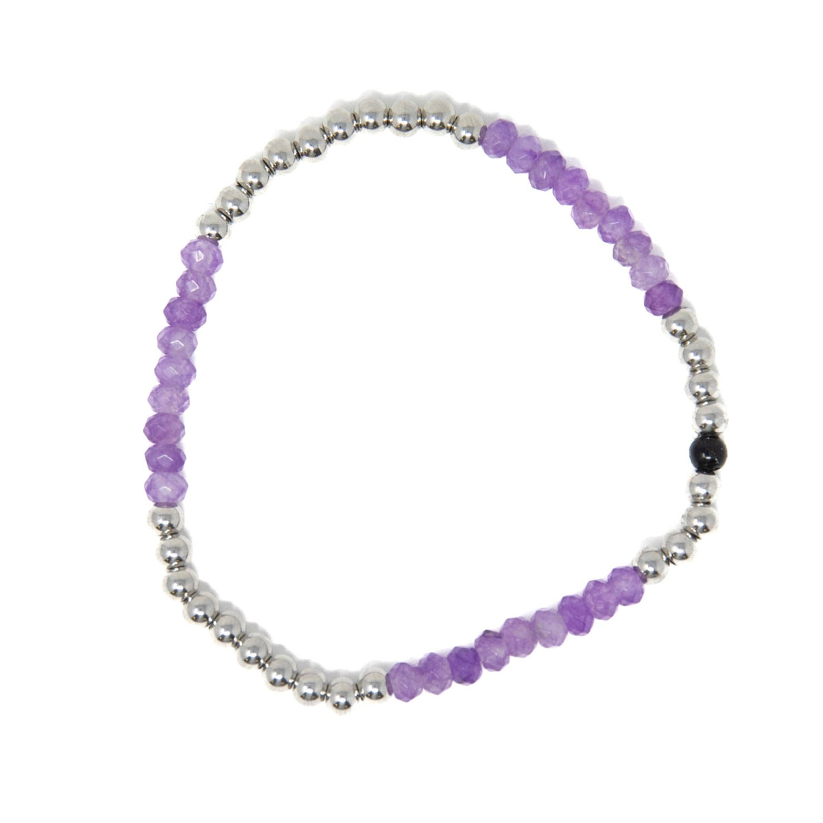 Purple Silver Lila 4mm – Allie+Bess