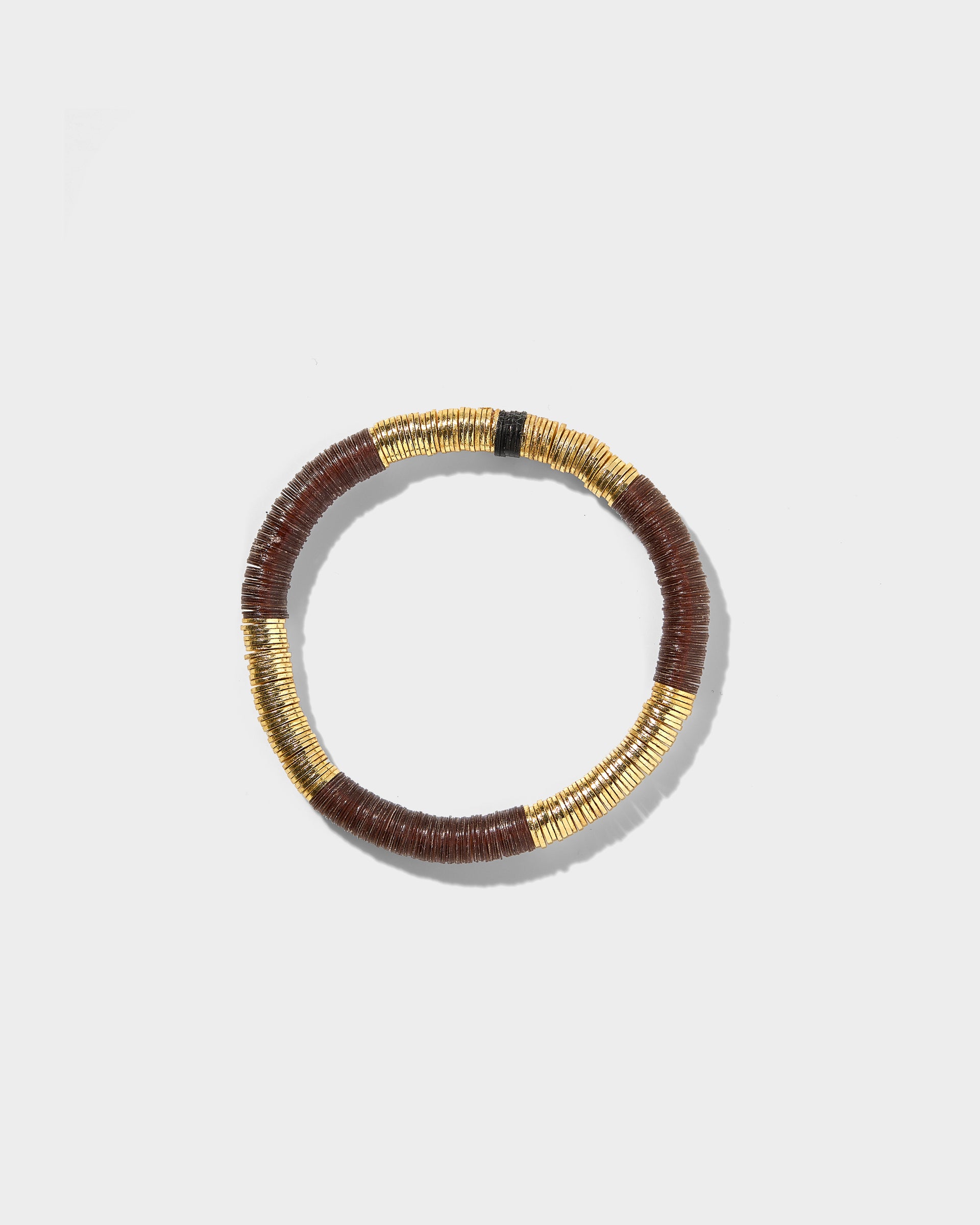 Root Beer Vinyl Bracelet 6mm