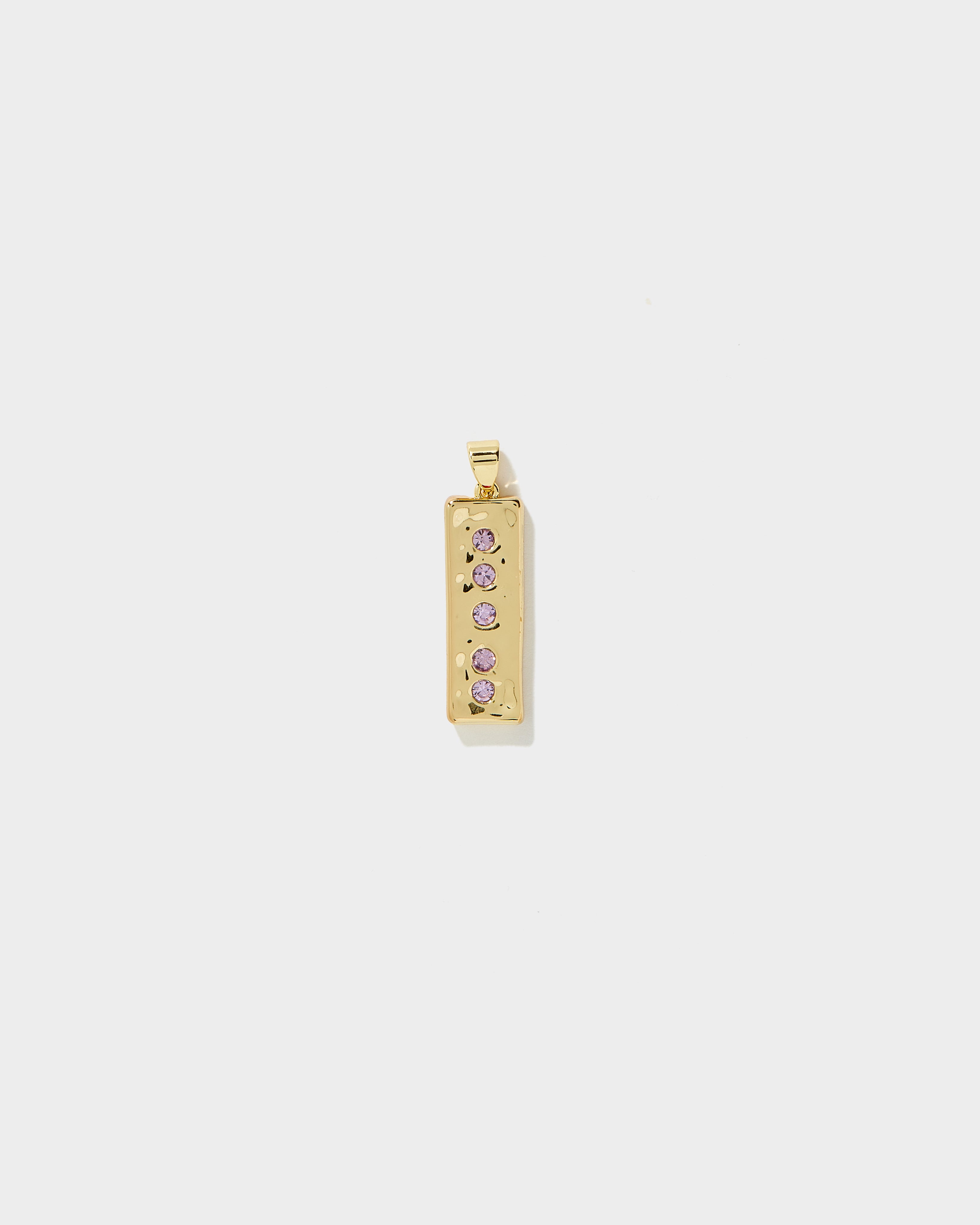 Gemstone Bar Charm