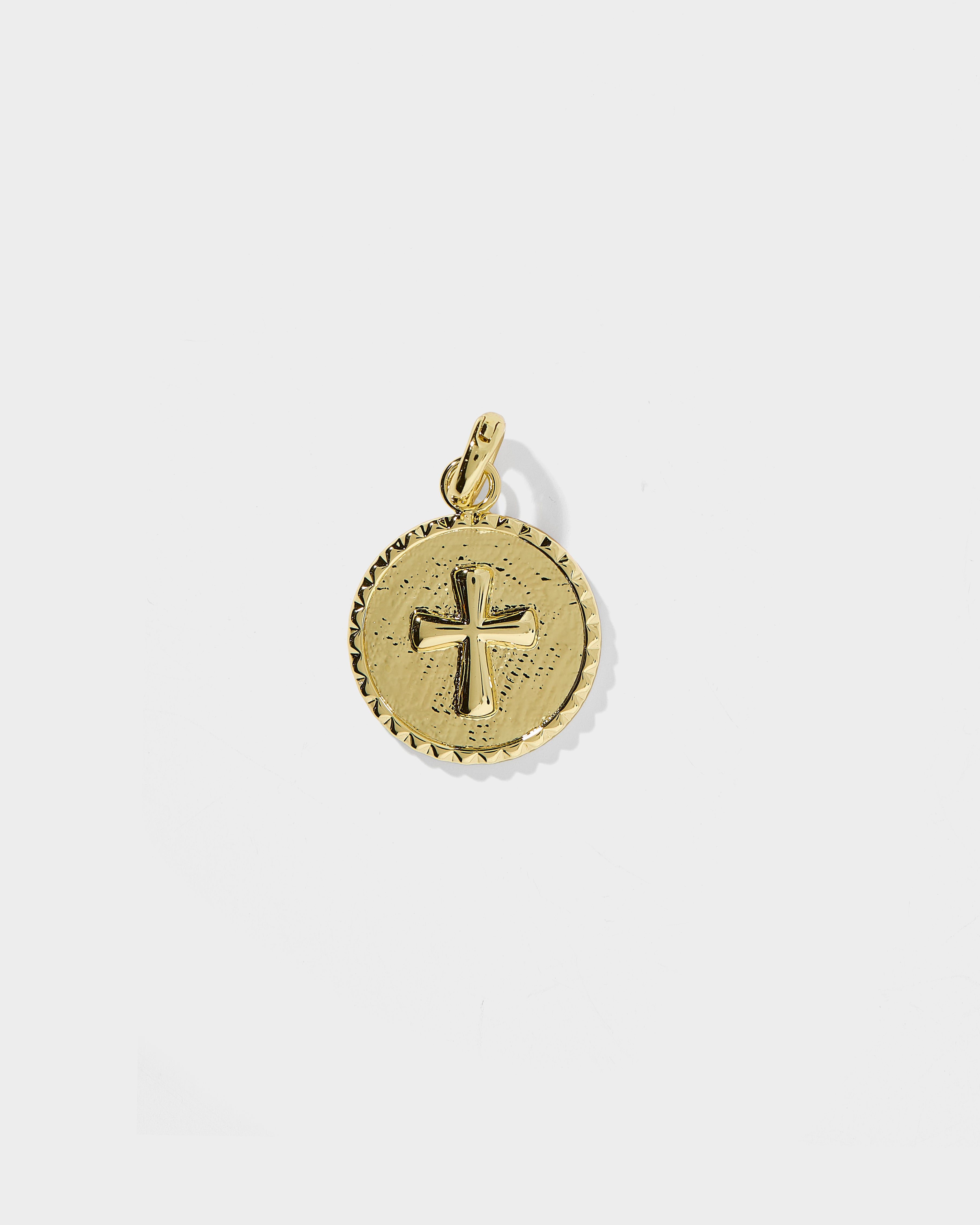 Cross Coin Charm